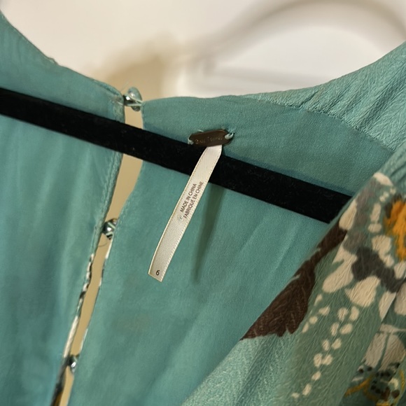 Free People Floral Midi Dress Size 6 - Picture 2 of 3